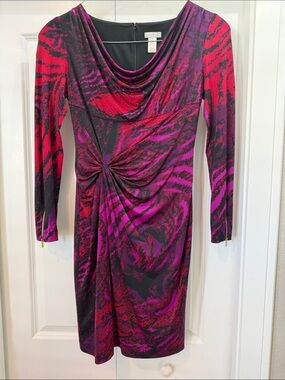 Cache Red and Purple Dress 🔥